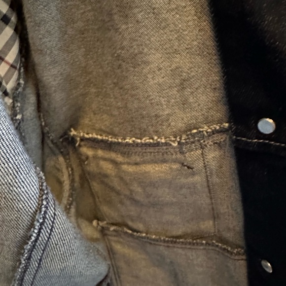 Vintage Burberry cropped Jean jacket in good used condition size US 8 - Picture 8 of 10